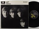 BEATLES With The Beatles PARLOPHONE LP VG+ uk mono 1981 reissue