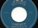 HEAR -  Rare Soul 45 - Barbara & The Browns - You Don't Love Me - XL Records