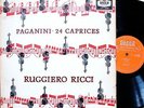 PAGANINI Sämtliche Capricen für Violine solo - RICCI - Decca LXT 5569