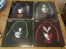 Kiss - All 4 solo LP 's - with ALL INSERTS  Peter Criss Gene Simmons