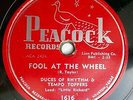 DUCES of RHYTHM Tempo Toppers 78 FOOL AT THE WHEEL featuring Little Richard TB97