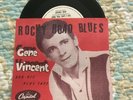 Gene Vincent  Picture Sleeve+ PROMO Capitol US 45 rpm: ROCKY ROAD BLUES