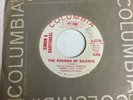 SIMON & GARFUNKEL, THE SOUNDS OF SILENCE, COLUMBIA#43396, FOLK ROCK 45 PROMO REC
