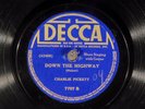 78 RPM -- Charlie Pickett, Decca 7707, EE-/E-  Blues