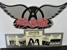 AEROSMITH ORIGINAL PROMO MOBILE DISPLAY DRAW THE LINE 1977 CBS