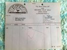 SUN Records VINTAGE carbon invoice/sales slip  +Jerry Lee lewis SUN 45 rpm  296