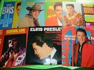 7 ELVIS PRESLEY LP records : Blue Hawaii, GI Blues, Gold 4, Burning Love EX 195
