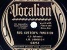 LIL JOHNSON: Rug Cutter’s Function VOCALION 03251 Blues 78 E+ Superb