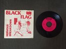 Black Flag • Nervous Breakdown 45 Rpm 7” Vinyl Punk Record 1978 SST