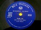ELVIS PRESLEY (78 RPM - ITALY)  A25V 0515 - HOUND DOG (BLUE LABEL) TOP-RARE 1956