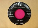 SANTO & JOHNNY - Sleep Walk - super clean 45 rpm - Canadian American 103