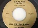 NAT WRIGHT - DON'T PASS ME BY / STAY - CAPTAIN RECORDS 691. VG+