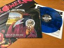 HELLOWEEN - KEEPER OF THE SEVEN KEYS PART 1 - 1988 GERMAN BLUE VINYL LP & POSTER