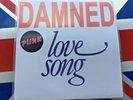 The Damned Love Song Dutch Reissue sleeve TRANS BLUE VINYL + PUNK STICKER