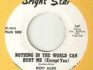 RICKY ALLEN Nothing In The World Can Hurt Me BRIGHT STAR DJ NORTHERN SOUL USA 45