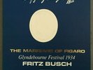 F398 Mozart Marriage of Figaro Glynderbourne 1934 Busch 3LP Turnabout TV 4114-16