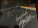 PINK FLOYD WATERS GILMOUR MASON WRIGHT SIGNED DARK SIDE OF THE MOON COA & LP