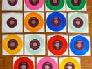 Beatles colored vinyl jukebox 45s - 1994 Series 1 Cema complete 15 NM singles