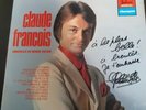 LP dédicacé à une fan par Claude François  Waow