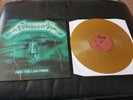 Metallica Ride The Lightning Coloured Vinyl LP Rare Bernett Green Cover EX+ / NM
