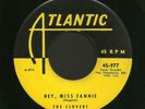R&B Doo Wop Rocker 45 CLOVERS Hey Miss Fannie Atlantic Hear  VG++