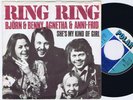 ABBA Ring Ring Danish 45PS 1973 Polar Eurovision