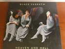 Black Sabbath Heaven And Hell Vinyl lp Record original 1980 pressing Plays Clear