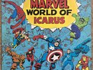 Marvel World of Icarus ORIGINAL VINYL LP with Jack Kirby art THOR HULK FF CAP