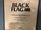 Black Flag In My Head Promo Record RARE Excellent Condition Punk Hardcore