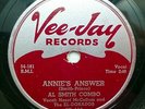 EL DORADOS with HAZEL McCOLLUM doo-wop 78 ANNIE's ANSWER on VG+ Vee-Jay TB1060