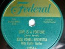 JESSE POWELL & FLUFFY HUNTER r&b 78 LOVE IS A FORTUNE b/w WALKIN BLUES TB1130