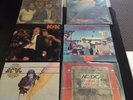 7 AC/DC LP Vinyl Records High Voltage Powerage Dirty Deeds Highway to Hell AS IS