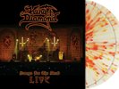 KING DIAMOND-SONGS FOR THE DEAD LIVE, CLEAR/RED & YELLOW SPLATTERED 2LP, 097/300