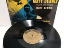 Matt Dennis: Plays And Sings Matt Dennis Trio, Gene Englund -1500 Record 1954