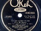 LOUIS ARMSTRONG: Memories of You OKEH 41463 Jazz 78 E/E-