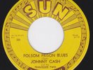 SUN 232 orig Rockabilly 45 - JOHNNY CASH - Folsom Prison Blues / So Doggone