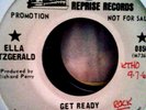 get ready..ella fitzgerald REPRISE DEMO / looks Ex- very small writing LOW  £15
