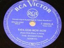 THE RIVINGTONS 1962 “Papa Oom Mow Mow/Happy jack” RARE UNIQUE 10” 78 RPM BRAZIL