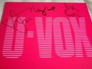 Ultravox Very Limited & RARE Signed Copy of U-VOX  vinyl Midge Ure &Co.