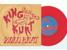 PSYCHOBILLY-KING KURT-ZULU BEAT-UK THIN SLICED PINK VINYL 45 +PS