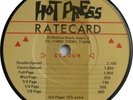 The Pumphouse Gang, Welcome Back into My Life / Hot Press Advertisement Rates 79