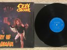 OZZY OSBOURNE - DIARY OF A MADMAN LP Record 1981 Orig Press SHRINK  Randy Rhoads