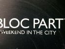 BLOC PARTY A WEEKEND IN THE CITY VINYL LP WICHITA WEBB120LP 2007 * SLEEVE MISSIN