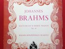 BRAHMS Wiener Konzerthaus Quartet, GÜNTER WEISS DUCRETET THOMSON SELMER LPG 8670