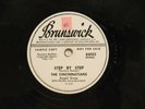 The Cincinnatians 78 STEP BY STEP bw UPPER GARDEN Brunswick VG+ gospel doo wop
