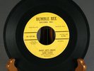 LEON JAMES DETROIT ROCKABILLY BABY LETS ROCK/RIDE THAT TRAIN BUMBLE BEE 45 RPM