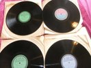 4 FACTORY SAMPLE LP RECORDS, 2-1 SIDED. KARL DENVER, PERRY COMO, J. FIELDING +