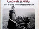 PIONEER WOMEN LP: Selections From Journals Read by SANDY DENNIS & EILEEN HECKART