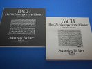 Richter Bach Well Tempered Clavier Eurodisc Ed1 Grey Stereo 2 Boxes, 6LPs NM