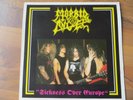 Morbid Angel - Sickness Over Europe Live LP Red Vinyl 1991 